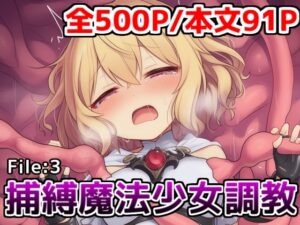 捕縛魔法少女調教File:3~魔法少女がアクメ魔法と丸吞み触手で悶絶イキ○問調教されちゃう話